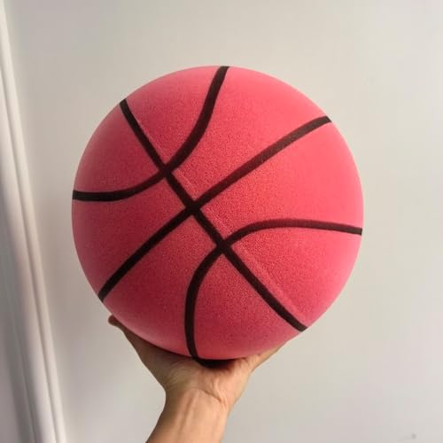 Monnadu Leiser Basketball, 2024, verbesserter Schaumstoff-Trainingsball, Dribble, für den Innenbereich, Traum, leises Basketballtraining, unbeschichtet, hohe Dichte, leiser Sprung, kein Lärm, Gesch von Monnadu