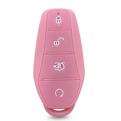 Monocitic - Autoschlüsselhülle Silikon-Schlüsseletui Fernbedienungshülle - passt für BYD Qin Plus/Han Ev Tang Dm/Song Pro/MAX/Yuan Dolphin E2 von Monocitic