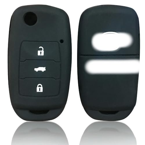 Monocitic - Autoschlüsselhülle Silikon-Schlüsseletui Fernbedienungshülle - passt für CHANGAN Benni EV CS75 RAETON CS15EV E-Star von Monocitic