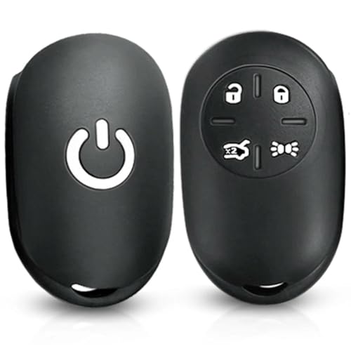 Monocitic - Autoschlüsselhülle Silikon-Schlüsseletui Fernbedienungshülle - passt für FIAT 500 500e 2023 von Monocitic