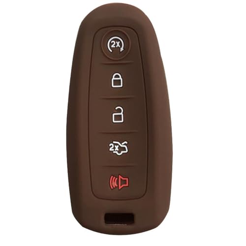 Monocitic - Autoschlüsselhülle Silikon-Schlüsseletui Fernbedienungshülle - passt für Ford Escape von Monocitic
