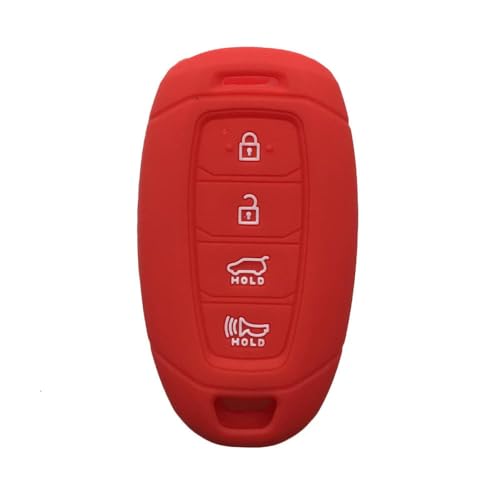 Monocitic - Autoschlüsselhülle Silikon-Schlüsseletui Fernbedienungshülle - passt für Hyundai Azera 2016 2017 Grandeur IG Ix45 New Shengda von Monocitic