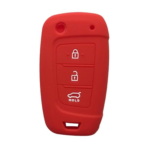 Monocitic - Autoschlüsselhülle Silikon-Schlüsseletui Fernbedienungshülle - passt für Hyundai Ix35 2019 Celesta 2018 I30 von Monocitic