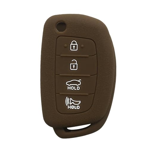 Monocitic - Autoschlüsselhülle Silikon-Schlüsseletui Fernbedienungshülle - passt für Hyundai Sonata 2017 2018 2019 von Monocitic
