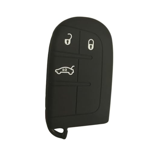 Monocitic - Autoschlüsselhülle Silikon-Schlüsseletui Fernbedienungshülle - passt für Jeep Grand Renegade Limited Commander Cherokee Grand von Monocitic