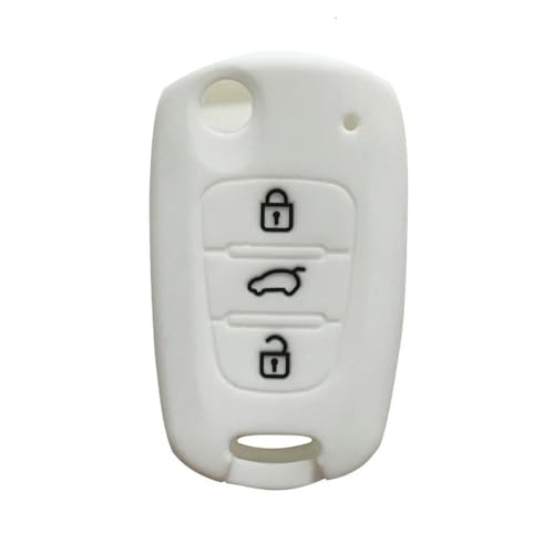 Monocitic - Autoschlüsselhülle Silikon-Schlüsseletui Fernbedienungshülle - passt für Kia Rio K2 K5 Sportage Sorento von Monocitic