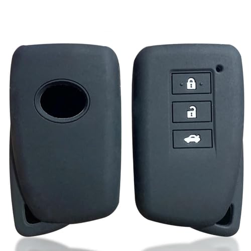 Monocitic - Autoschlüsselhülle Silikon-Schlüsseletui Fernbedienungshülle - passt für Lexus RX300 NX LX RX RX450 is GS is 300h von Monocitic