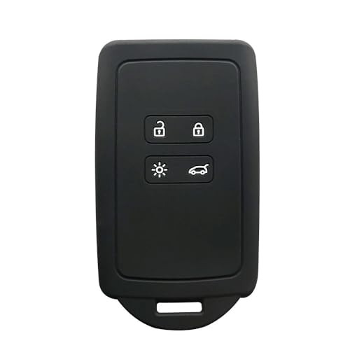 Monocitic - Autoschlüsselhülle Silikon-Schlüsseletui Fernbedienungshülle - passt für Renault Captur Clio Megane Kadjar Arcan Zoe Espace Arkana 2021 2020 von Monocitic
