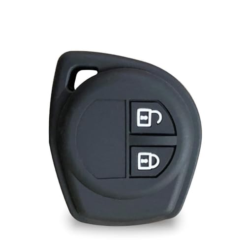 Monocitic - Autoschlüsselhülle Silikon-Schlüsseletui Fernbedienungshülle - passt für Suzuki Jimny Grand Vitara Swift IV SX4 Classic Liana Celerio 2020 2021 von Monocitic