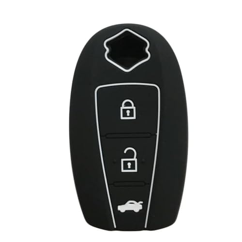 Monocitic - Autoschlüsselhülle Silikon-Schlüsseletui Fernbedienungshülle - passt für Suzuki Swift Vitara Kizashi Escudo 2017G SX4 S-Cross Maruti Baleno von Monocitic