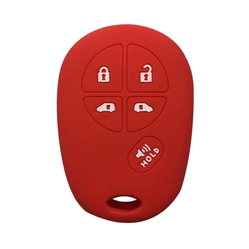 Monocitic - Autoschlüsselhülle Silikon-Schlüsseletui Fernbedienungshülle - passt für Toyota Sienna 2004-2016 von Monocitic