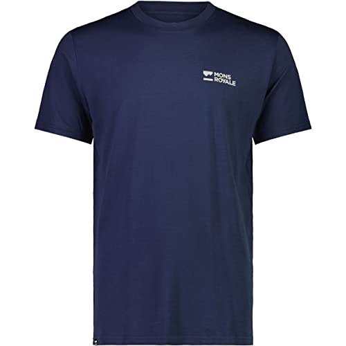 Mons Royale Herren Icon T-Shirt, Midnight, XL von Mons Royale