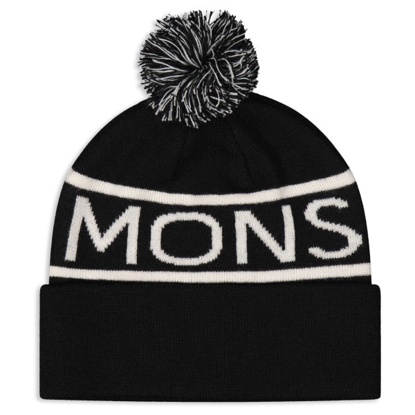 Mons Royale - McCloud Pom Pom Merino Beanie - Mütze Gr One Size lila;schwarz von Mons Royale