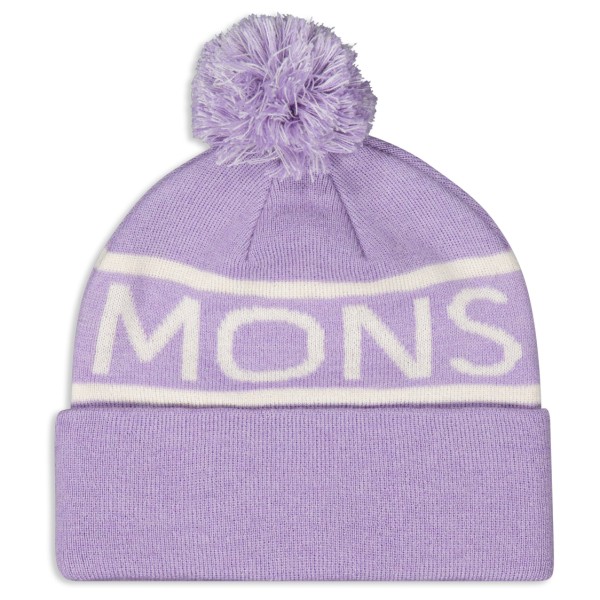 Mons Royale - McCloud Pom Pom Merino Beanie - Mütze Gr One Size lila von Mons Royale