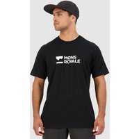 Mons Royale Merino Icon Air-Con T-Shirt black von Mons Royale