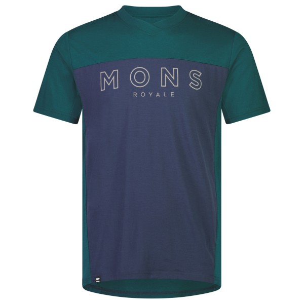 Mons Royale - Redwood Enduro VT - Radtrikot Gr L blau von Mons Royale