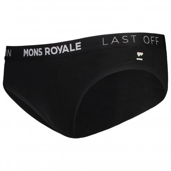 Mons Royale - Women's Folo Brief - Merinounterwäsche Gr M schwarz von Mons Royale