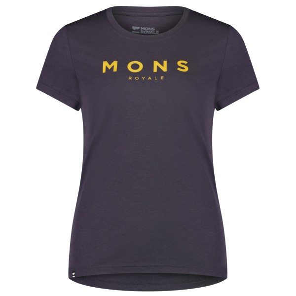 Mons Royale - Women's Icon Merino Air-Con Tee - Merinoshirt Gr L grau von Mons Royale