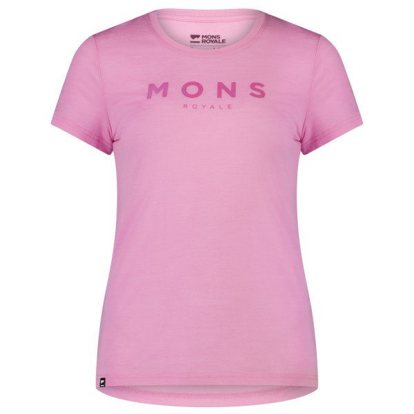 Mons Royale - Women's Icon Merino Air-Con Tee - Merinoshirt Gr L rosa von Mons Royale