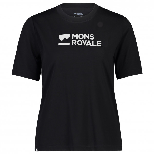 Mons Royale - Women's Icon Relaxed Tee - Merinoshirt Gr L schwarz von Mons Royale