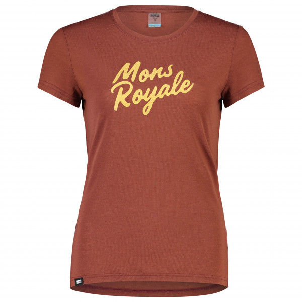 Mons Royale - Women's Icon Tee - T-Shirt Gr L;S;XS braun von Mons Royale