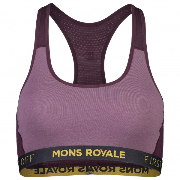 Mons Royale - Women's Sierra Sports Bra - Sport-BH Gr L;M;S;XL;XS blau;rot;schwarz von Mons Royale