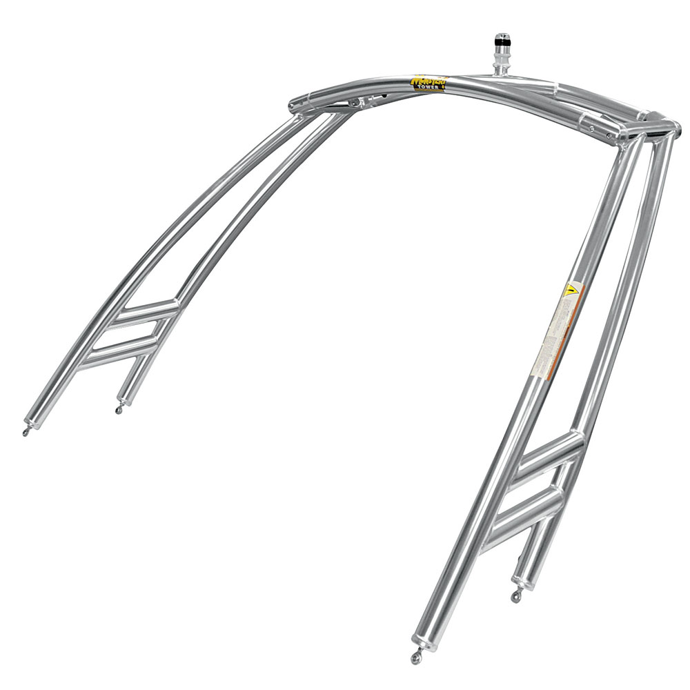 Monster Tower Aluminium Mtk Sot405 Wakeboard Roll Bar Support Silber 64 mm von Monster Tower