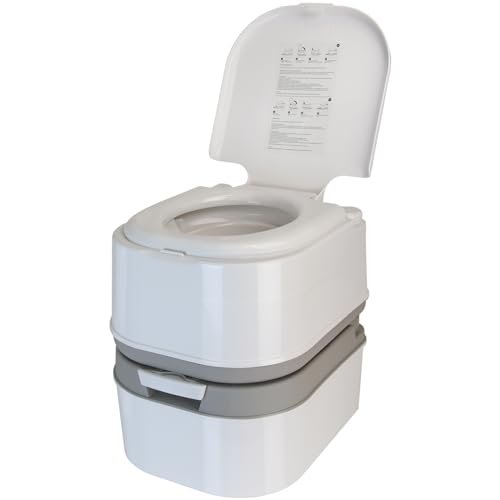 Montafox Campingtoilette 24 Liter - Optional erhältlich: Sanitärflüssigkeiten und Reinigungsspritze - WC von Montafox