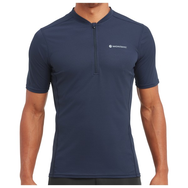 Montane - Dart Nano Zip T-Shirt - Funktionsshirt Gr L;M;S;XL blau;bunt von Montane