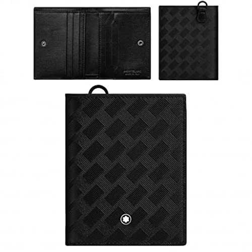 Montblanc Extreme 3.0 Brieftasche 6cc aus Leder in der Farbe Schwarz, Maße: 11cm x 9cm x 1cm, 129975 von Montblanc