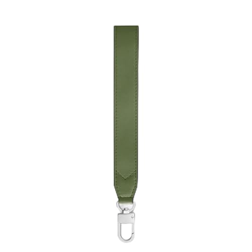 Montblanc Handgelenkschlaufe aus Rindsleder in der Farbe Grün, Maße: 20cm x 2,5cm x 2cm, 127399 von Montblanc