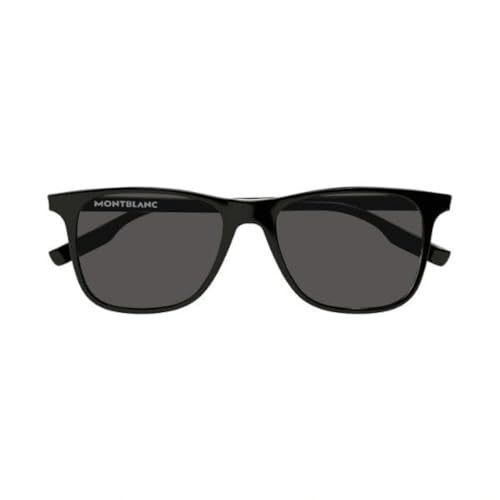 Montblanc Sport Mb0174s-001 54 Sunglass Man Acetat Sonnenbrille, Black (schwarz), Einheitsgröße von Montblanc