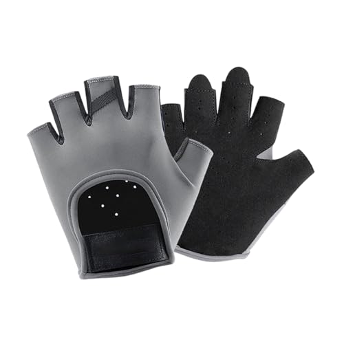 2 x rutschfeste Fünf-Finger-Workout-Handschuhe aus Silikon, Gewichtstraining, Gewichtheben, Handschuhe für Damen und Herren von Montesy