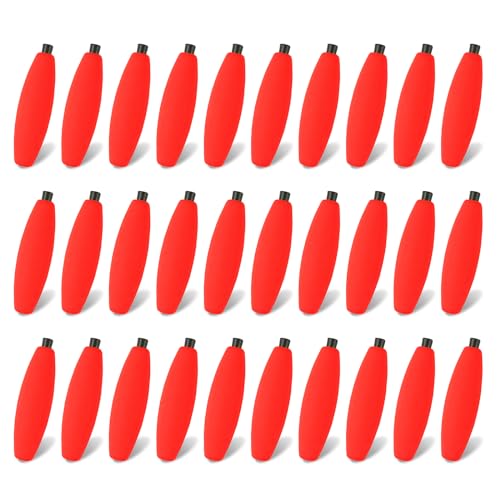 30 Stück Angelpose Langwurf-Angelpose Wels-Pose Rutschrute Pose Angeln Fisch Posen Schaumstoff-Angel-Bobbers Angel-Bobbers Posen von Montesy