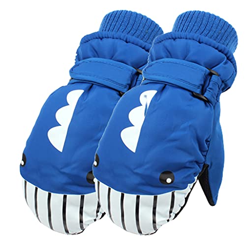 Elastische Vollfinger-Handschuhe, rutschfeste Skihandschuhe, Fleece-Futter, Handschuhe mit Handgelenk-Leinen, Winter, warme Handschuhe zum Reiten, Fleece-gefütterte Handschuhe, wasserdicht von Montesy