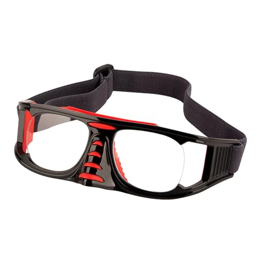 Montesy Basketball-Sportbrille, Outdoor-Sportbrille, schützende Brillen, stoßfest, Augenschutz, Stirnbänder, Brillen, Fahrradbrillen, abnehmbare Stirnbänder von Montesy