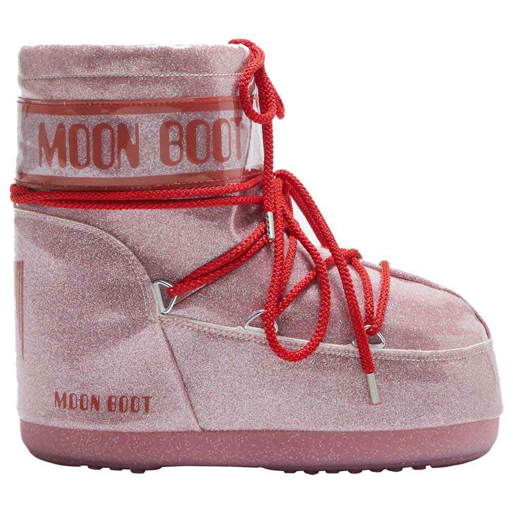 Moon Boot Icon Low Glitter Snow Boots Rosa EU 36-38 Frau von Moon Boot