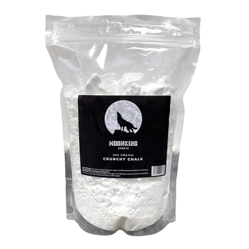 MoonKing Sports Crunchy Chalk 300g - Magnesia zum Turnen, Klettern, Bouldern etc. - Kletterkreide für optimalen Griff - reines Magnesiumcarbonat von MoonKing