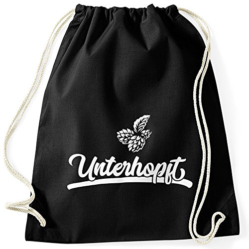 MoonWorks Festival Turnbeutel für den Bier Fan Unterhopft schwarz unisize von MoonWorks