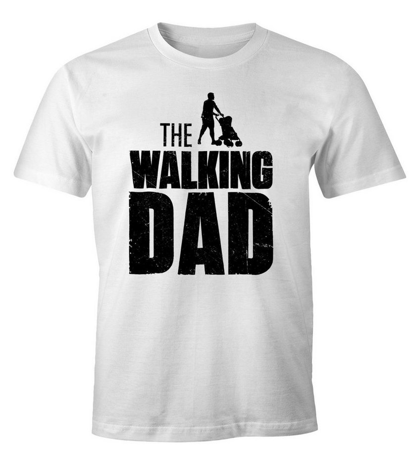 MoonWorks Print-Shirt The Walking Dad Shirt Herren T-Shirt Fun Moonworks® mit Print von MoonWorks
