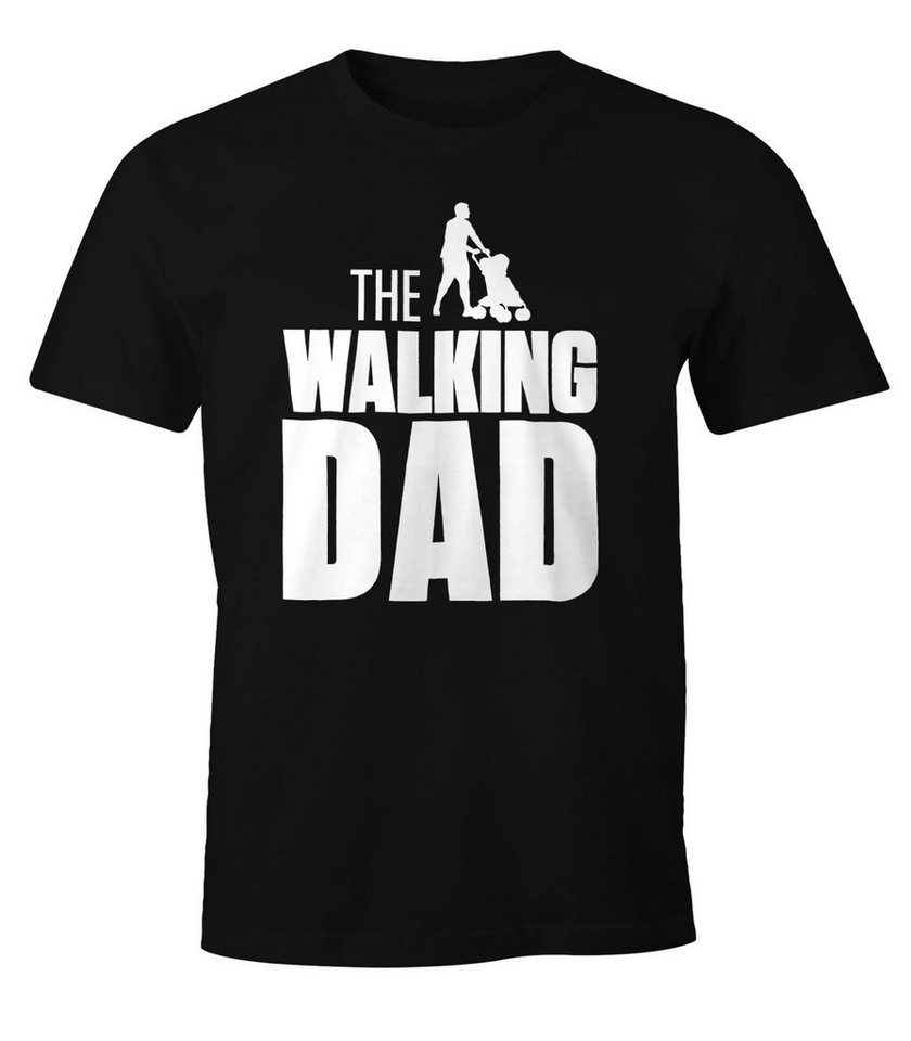 MoonWorks Print-Shirt The Walking Dad Shirt Herren T-Shirt Fun Moonworks® mit Print von MoonWorks