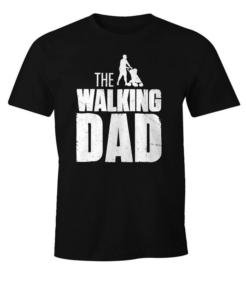 MoonWorks Print-Shirt »The Walking Dad Shirt Herren T-Shirt Fun Moonworks®« mit Print von MoonWorks