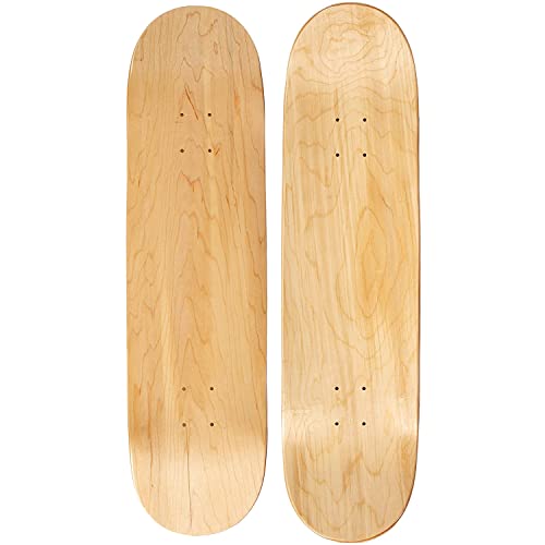 Moose Skateboards-Brett/Deck, 7-lagig, aus natürlichem Holz, 22,9 cm von Moose Skateboards