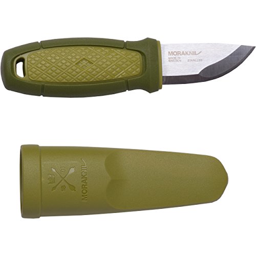 Morakniv mit Grünem Kunststoffgriff Eldris Outdoormesser, Mehrfarbig, One Size von Morakniv