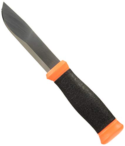 Morakniv Gürtelmesser 2000 Orange, rostfreier Stahl, orange/schwarzer Kunststoff-Griff, Kunststoff-Scheide von Morakniv