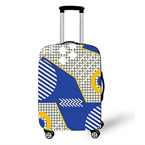 Morbuy 3D Reise Kofferhülle Kofferschutzhülle Elastisch Abdeckung Waschbar Kofferschutz Kofferbezug Reisekoffer Hülle Gepäck Luggage Cover mit Reißverschluss (irregulär,XL) von Morbuy