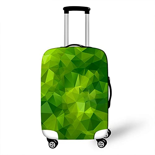 Morbuy 3D Reise Kofferhülle Kofferschutzhülle Elastisch Abdeckung Waschbar Kofferschutz Kofferbezug Reisekoffer Hülle Gepäck mit Reißverschluss (Grün,L) von Morbuy