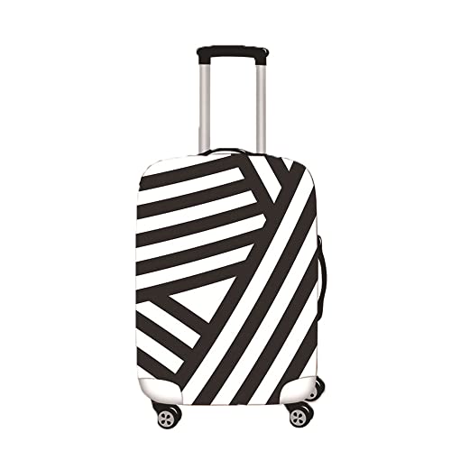 Morbuy Elastisch Reise Kofferhülle Kofferschutzhülle Koffer Schutzhülle mit Reißverschluss Luggage Cover Waschbar 3D Drucken Gepäck Cover mit Kofferschutz-Bezug (Form10,L (26-28 Zoll)) von Morbuy
