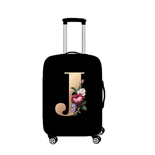 Morbuy Elastisch Reise Kofferhülle Kofferschutzhülle Koffer Schutzhülle mit Reißverschluss Luggage Cover Waschbar 3D Drucken Gepäck Cover mit Kofferschutz-Bezug (J,L (26-28 Zoll)) von Morbuy