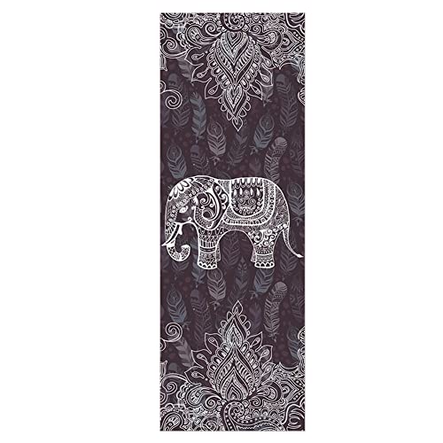 Morbuy Mikrofaser Hot Yoga Handtuch, Yoga Mat 183x63cm rutschfest Fitnesstuch Weich Atmungsaktiv Antirutsch Yogatuch Gilt für Fitness Ausbildung (183x63cm,E) von Morbuy